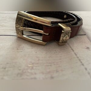 Brighton braided brown belt M